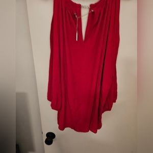 Red Michael Kors Blouse